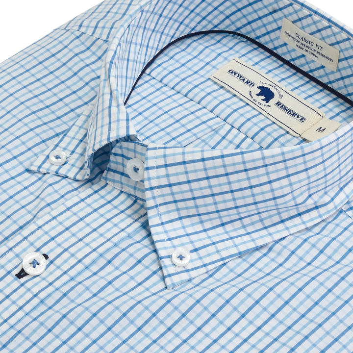 Onward Reserve Tract Classic Fit Quad Shirt - Endless Sky