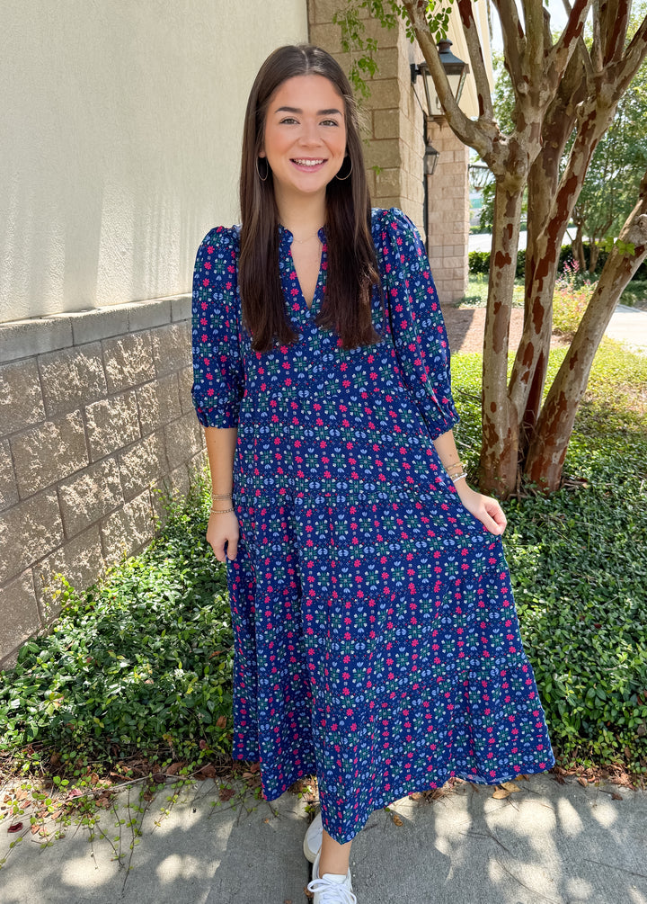 Cameron Dress - Take Two Navy