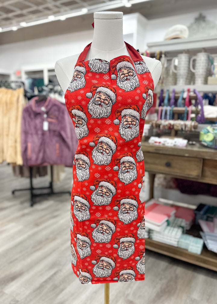 Simply Holiday Apron - Santas