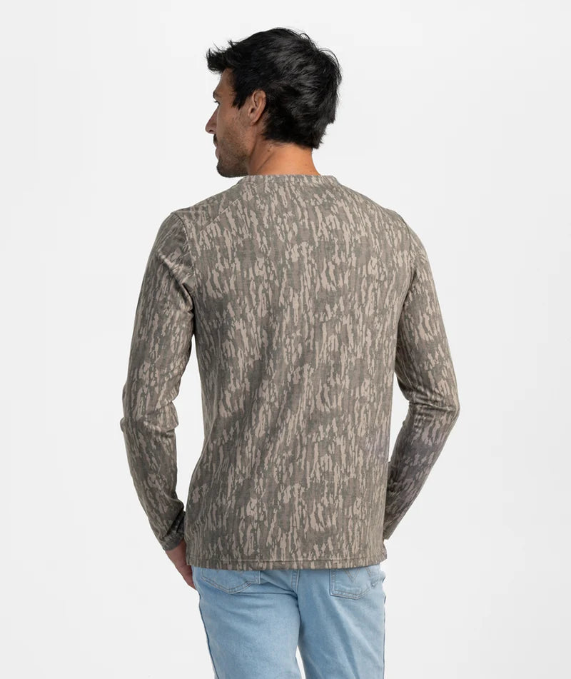 SSCO Men’s Max Comfort Henley L/S - Tree Bark