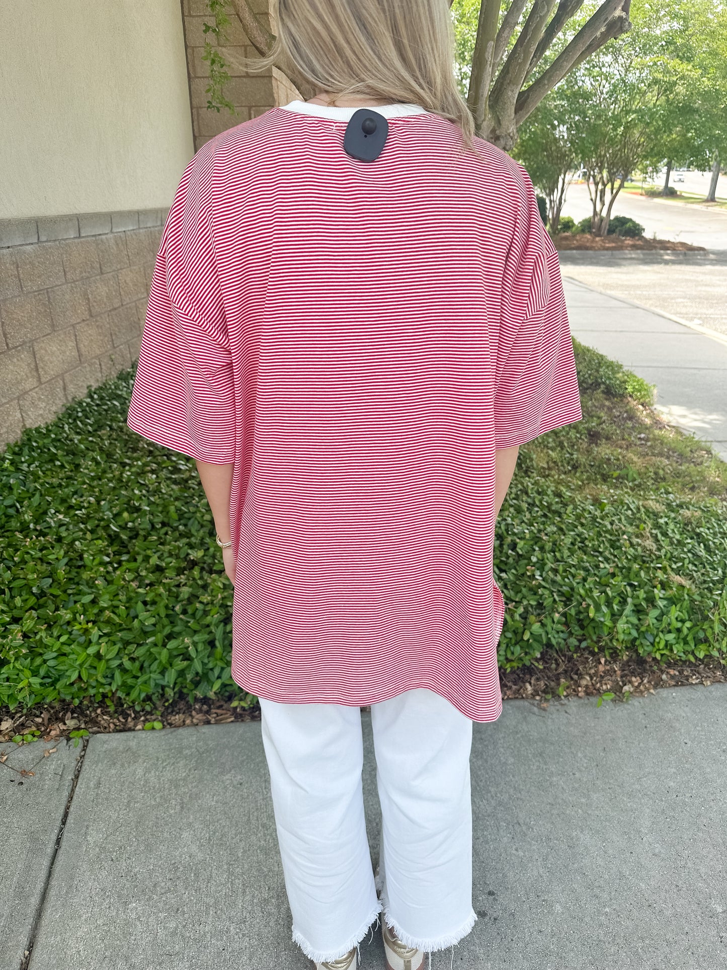 Starling Striped Top - Red
