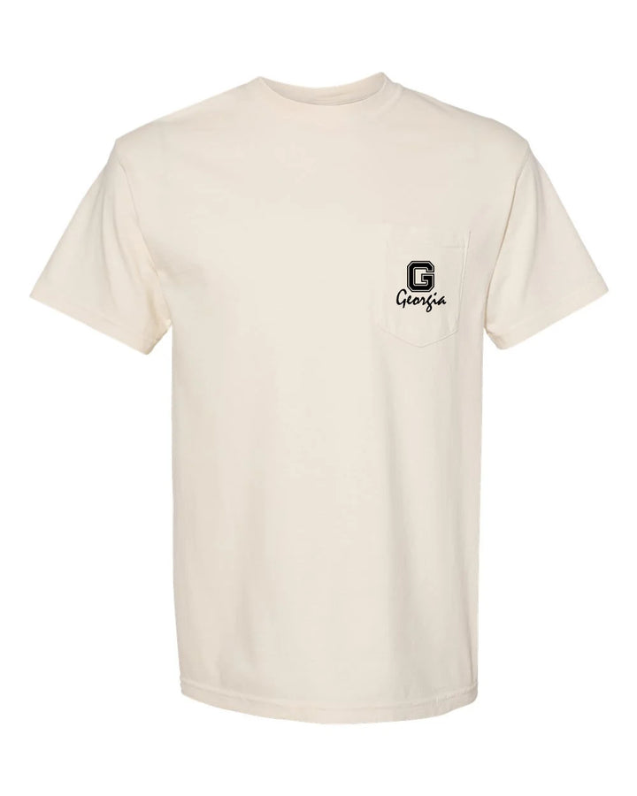 CB UGA Glory, Glory S/S Pocket T-Shirt - Ivory