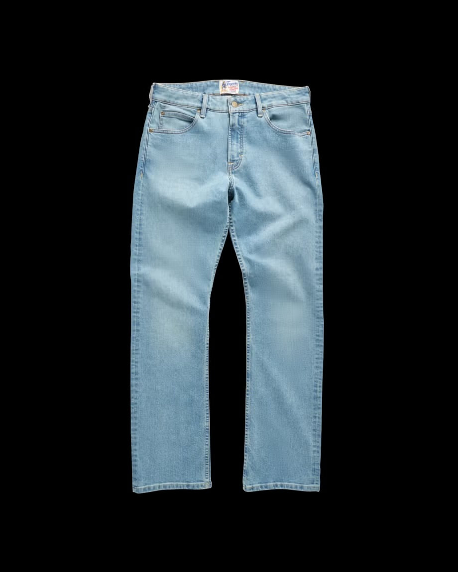 Tecovas Men’s Slim Straight Stretch Denim Jean - Light Stone Wash