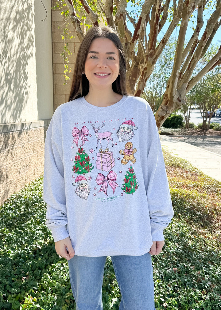 Fa La La Simply Crewneck