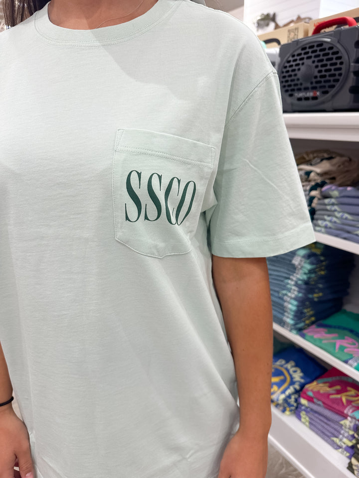 SSCO Women’s Locally Grown S/S Pocket T-Shirt - Cool Mist