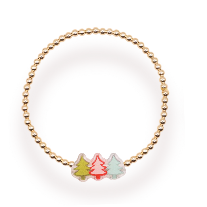 Beaded Blondes - Tree Trio Gold