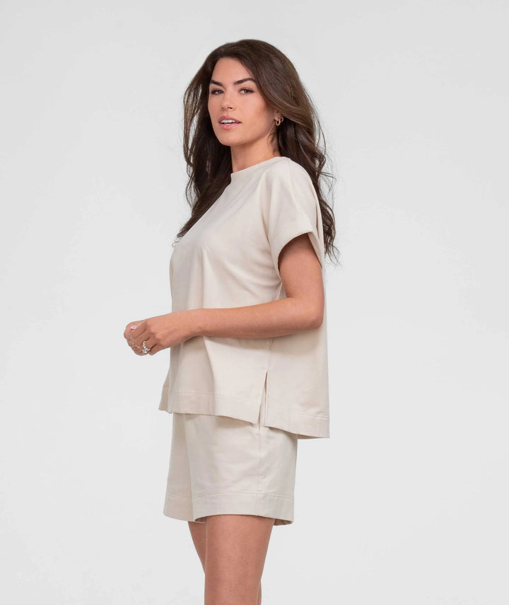 SSCO Women’s S26 Off Duty Cuff Top - Linen