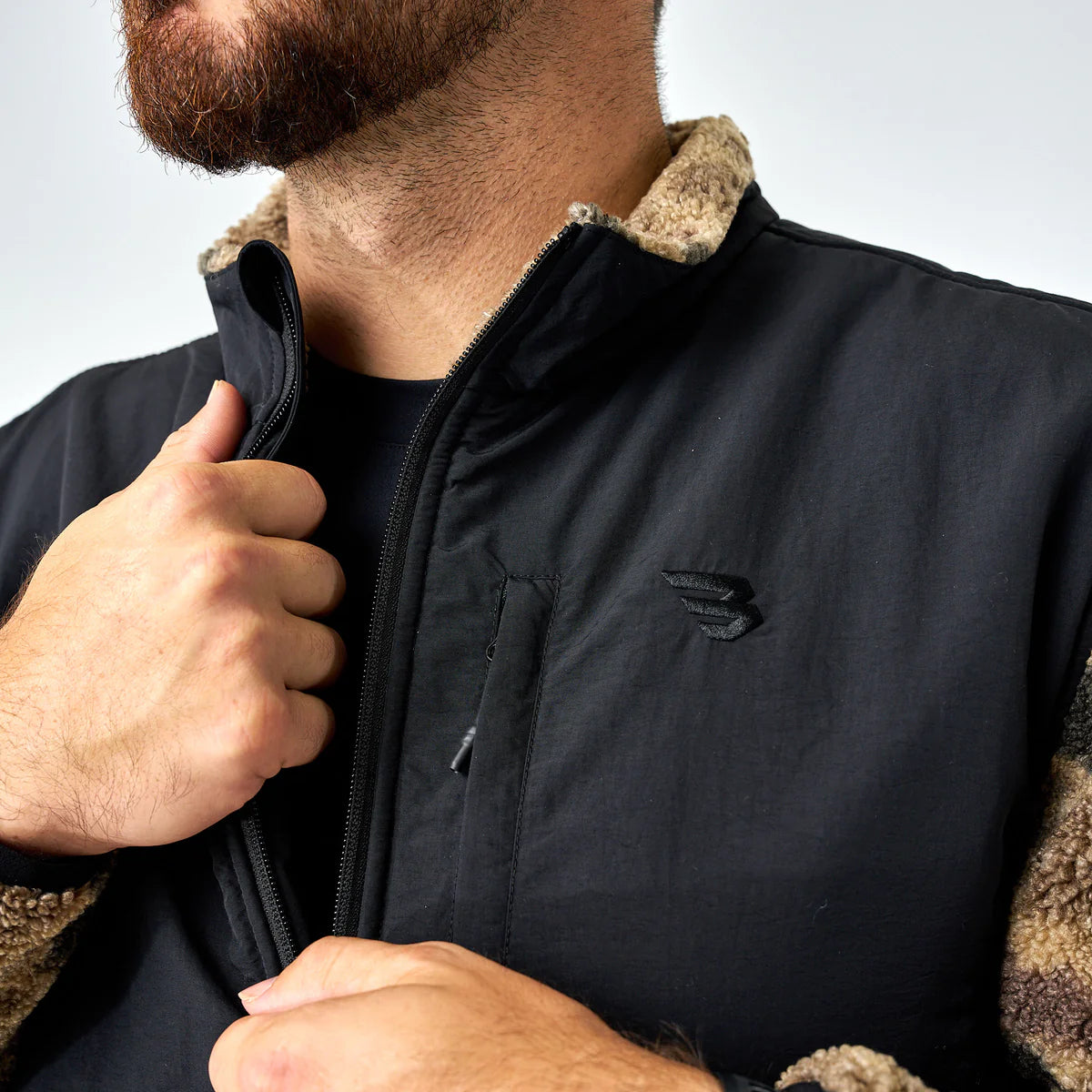 Burlebo Sherpa Full-Zip Jacket - Rocky Mountain Camo