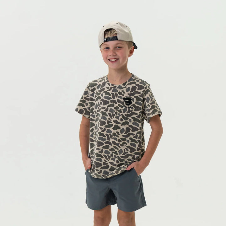 Burlebo Youth Classic Deer Camo S/S Tee - Flying B