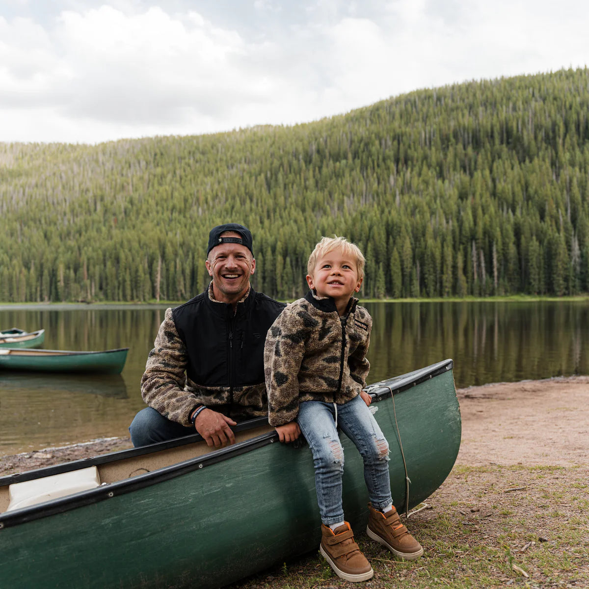 Burlebo Sherpa Full-Zip Jacket - Rocky Mountain Camo