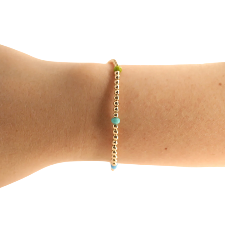 Beaded Blondes Confetti Poppi Bracelet