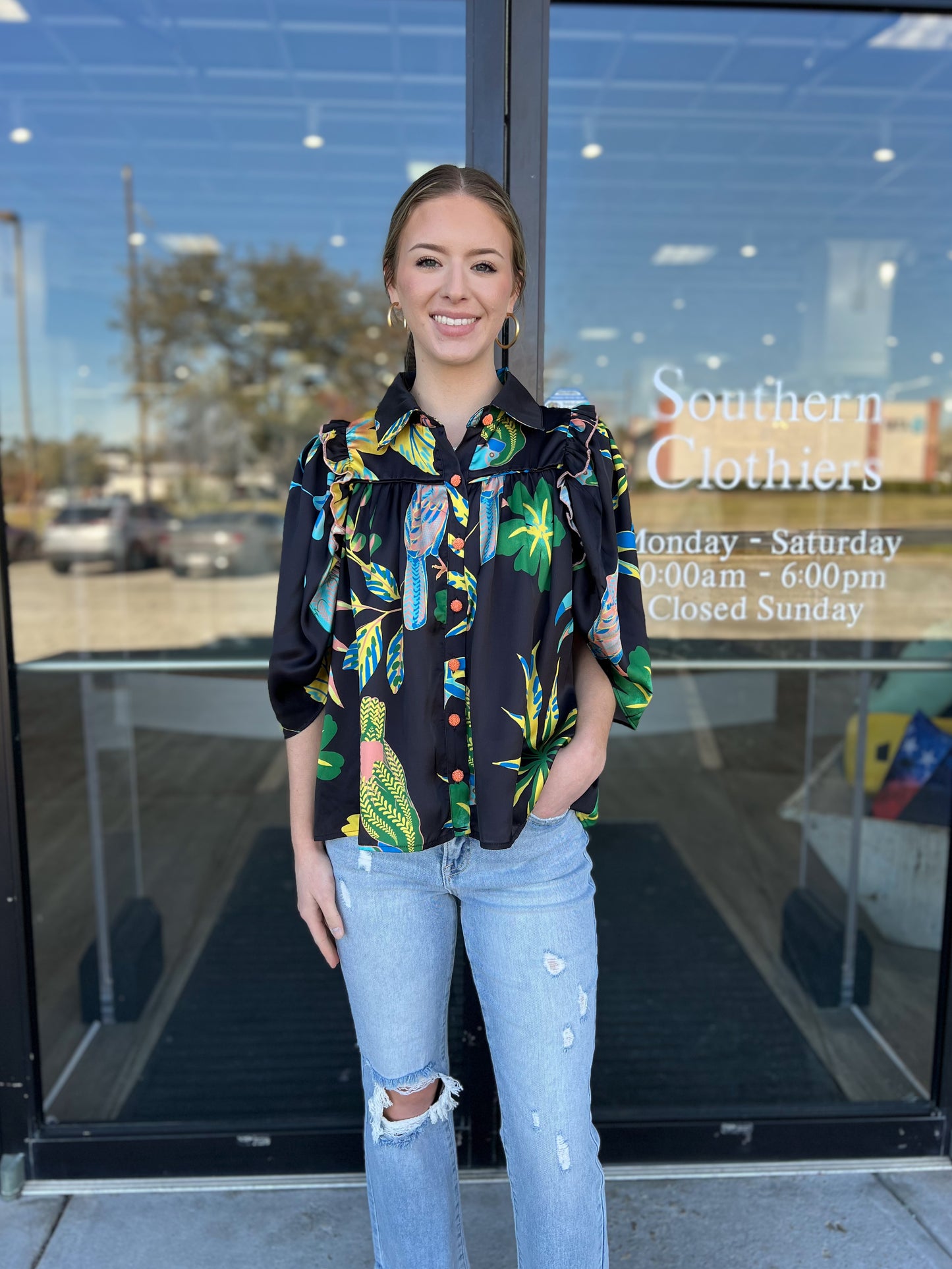 Toucan Jungle Top