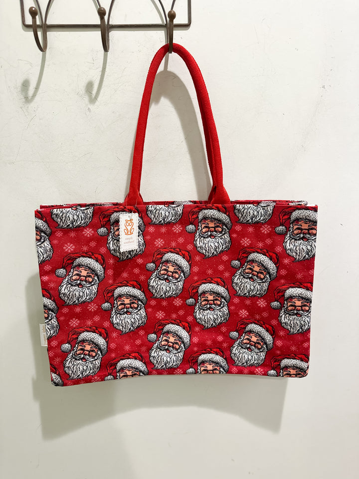 Simply Holiday Tote - Santas