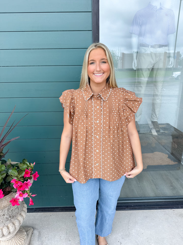 Lauren Top - Brown