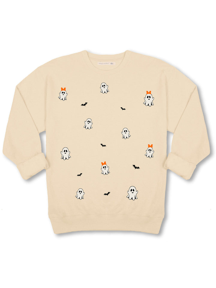 Simply Ghost Crewneck - Sand