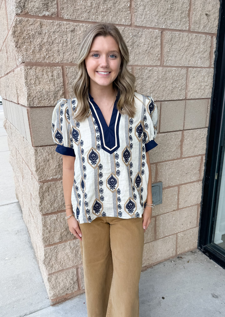 Risen Amber TC Wide Crop Jean - Mocha