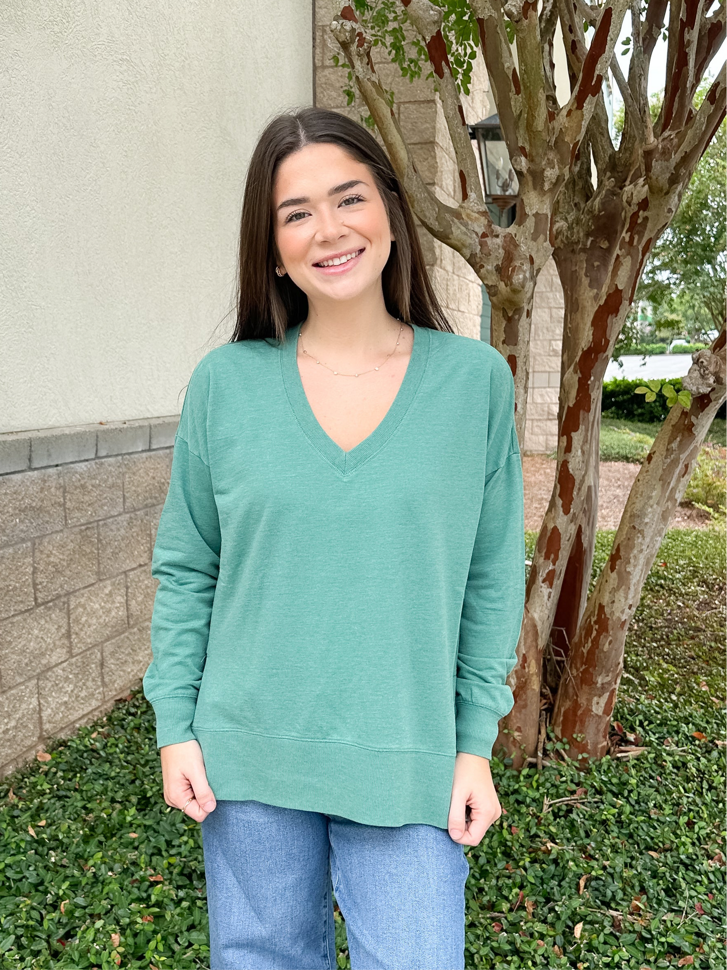 Modern V-Neck Weekender Sweatshirt Z Supply