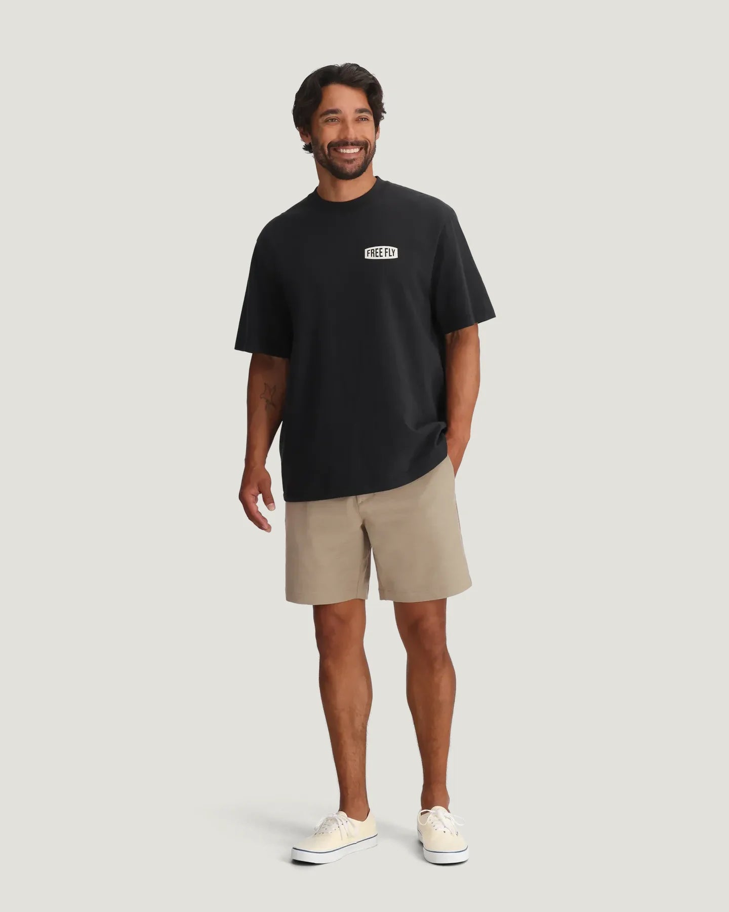Free Fly Men’s Palmera Hybrid Short - Desert Tan