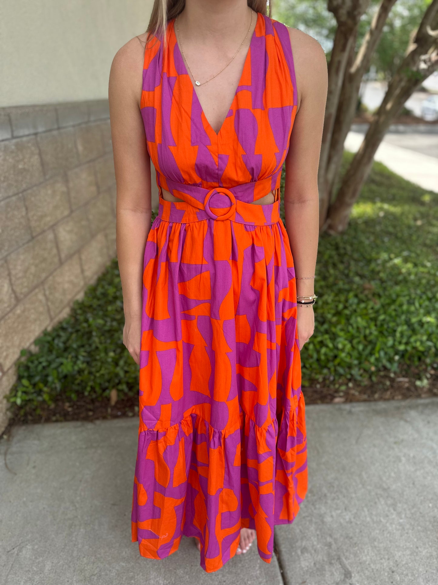 Marlie Cut Out Maxi Dress