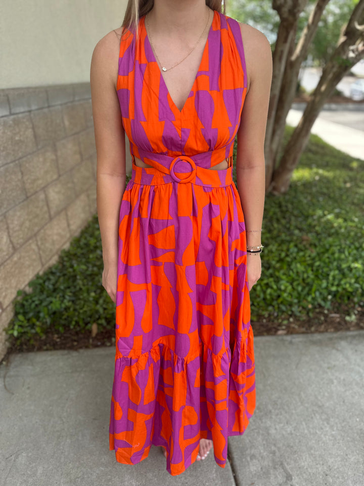 Marlie Cut Out Maxi Dress