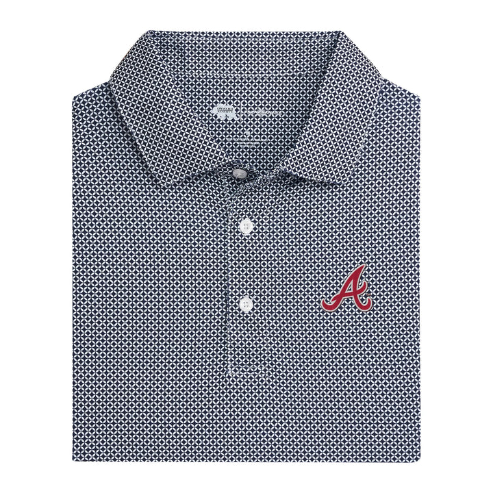 Onward Reserve Atlanta Braves Scope Printed Performance Polo - Naval Academy