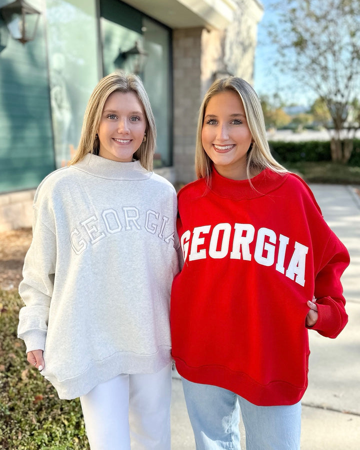 Georgia Mockneck Sweatshirt
