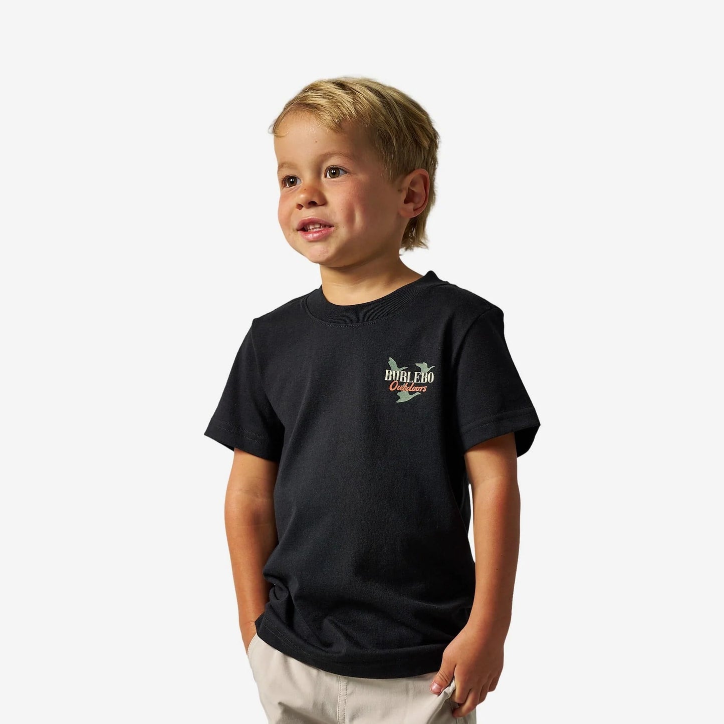 Burlebo Youth S/S T-Shirt - Field Companion - Black