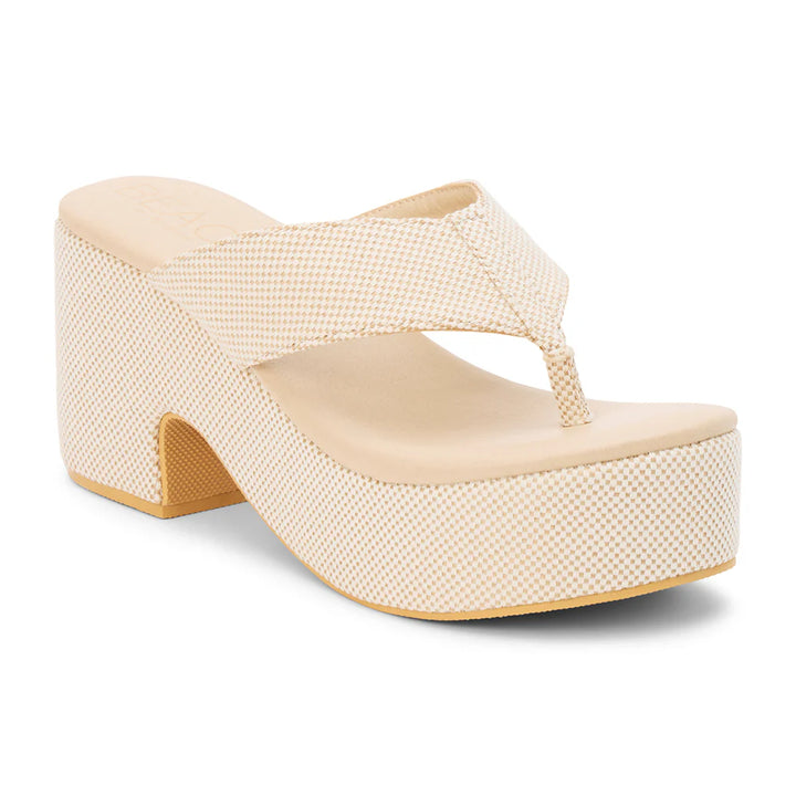 Bonnie Platform Sandal - Natural