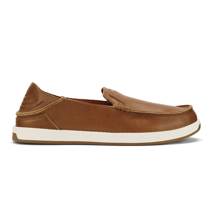 OluKai Men’s Kākaha Nia Leather Slip-on Shoe - Fox|Fox