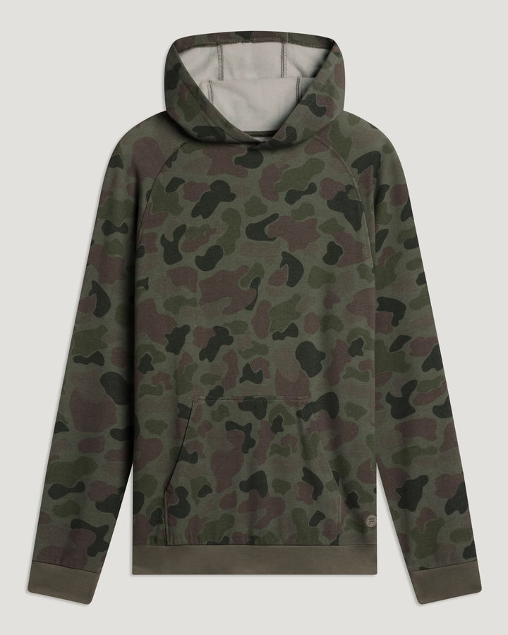 Free Fly Men’s Bamboo Lightweight Fleece Hoodie - Vintage Camo Oil Green