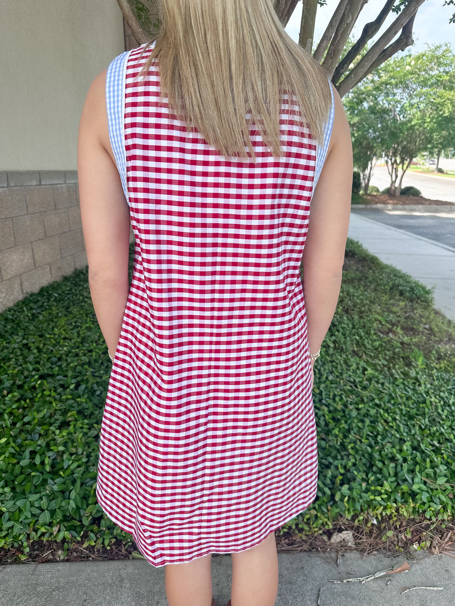 Red, White, & Cute Dress