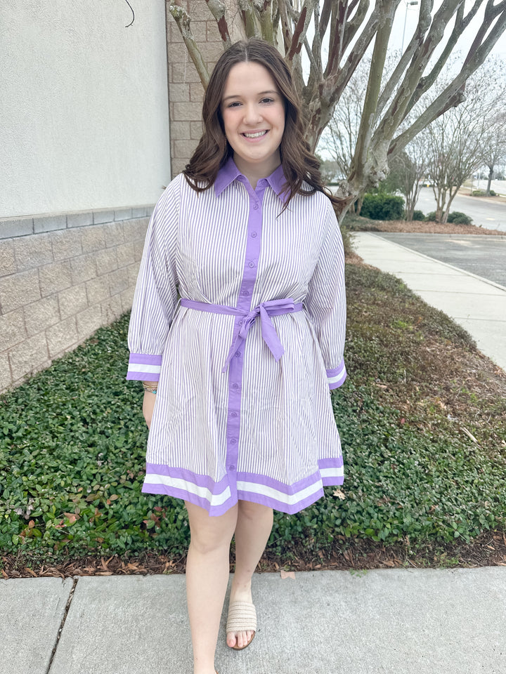 Augusta Dress - Lavender