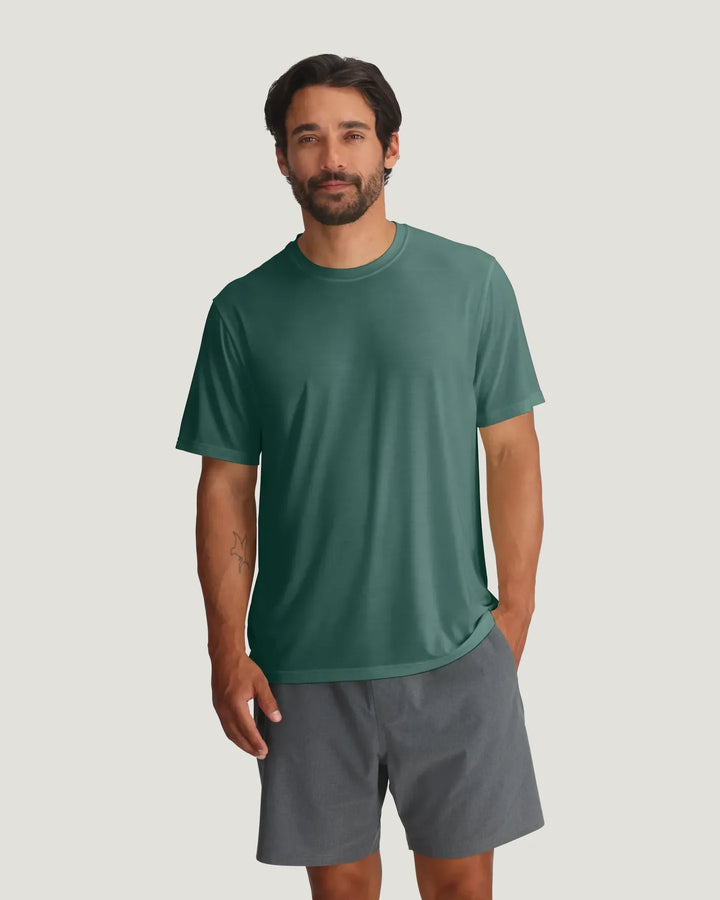 Free Fly Men’s Elevate Lightweight Tee - Sea Pine