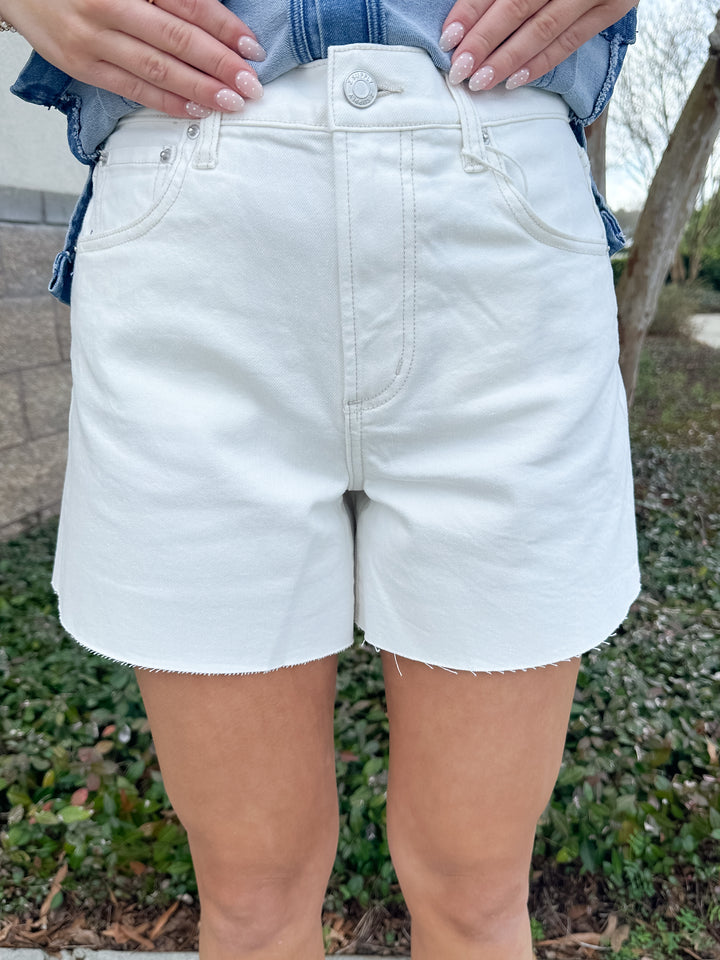 Jonah Mid Rise Relaxed Short - Cloud