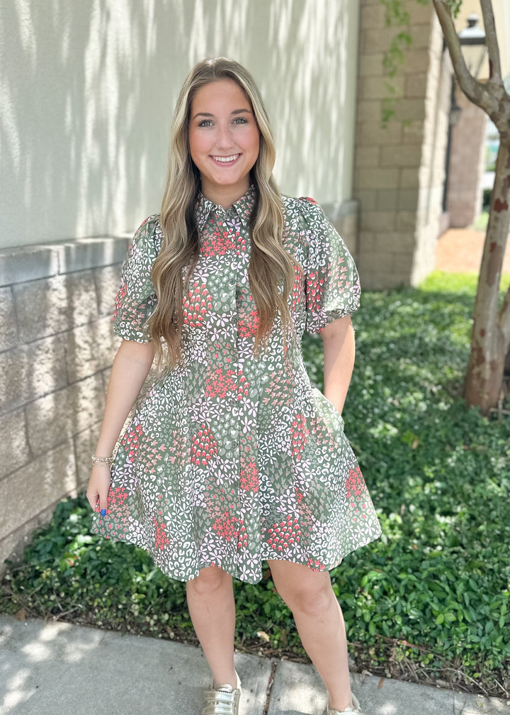 Rory Dress - Open Meadows Green