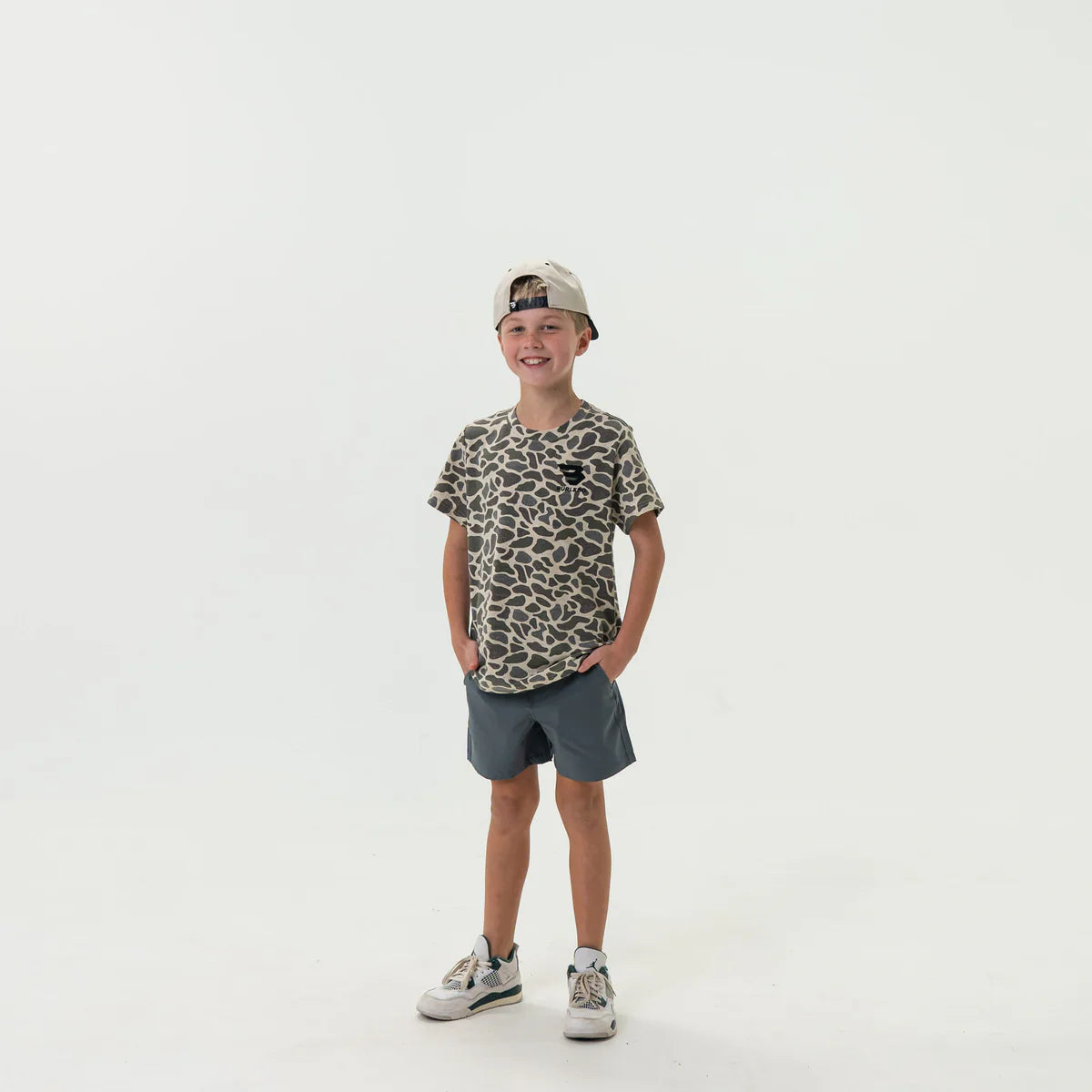 Burlebo Youth Classic Deer Camo S/S Tee - Flying B