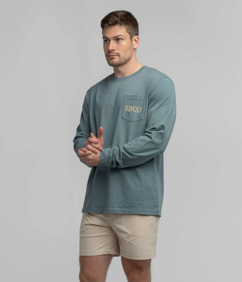 SSCO Men’s Ready To Retrieve L/S Pocket T-Shirt - Ozark