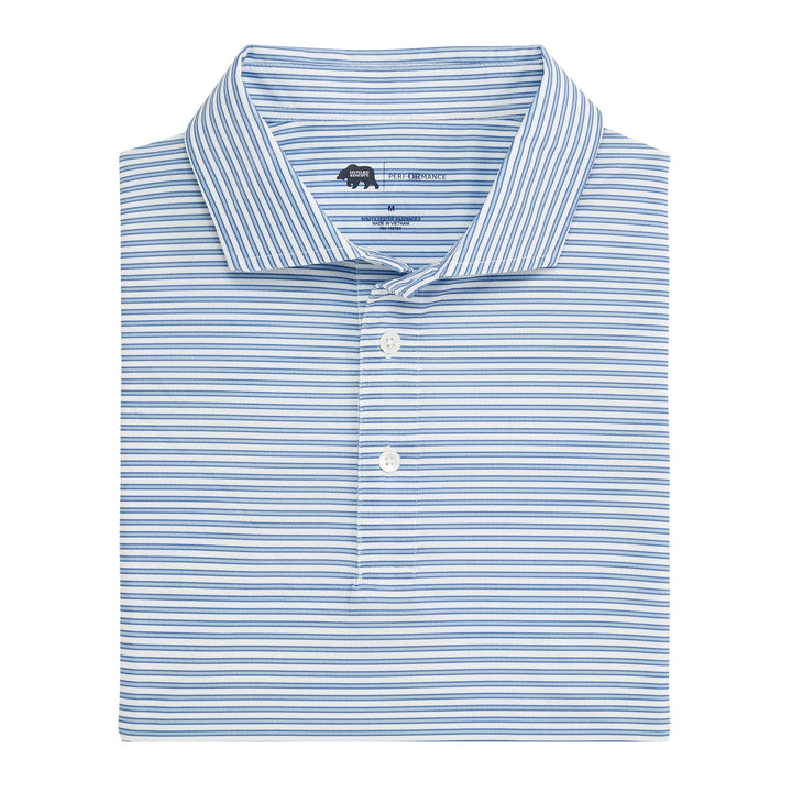 Onward Reserve Guide Stripe Performance Pique Polo - Endless Sky