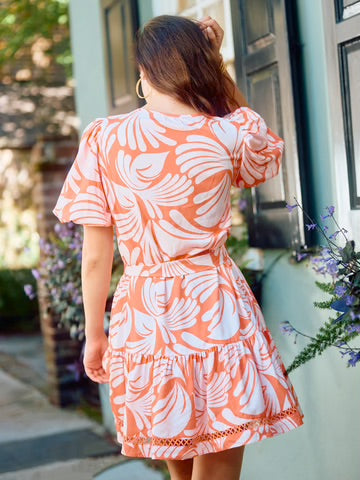 Addison Dress - Sail Away Coral
