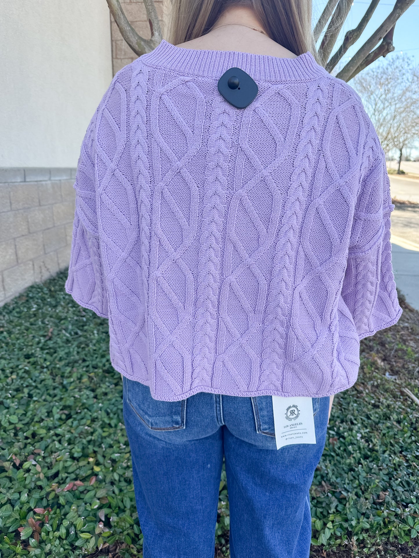 Karlen Sweater Top - Lavender
