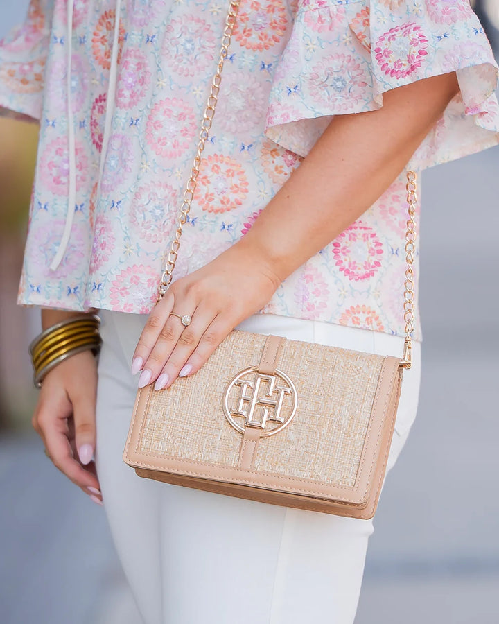 CH Cecilia Crossbody - Natural Lattice
