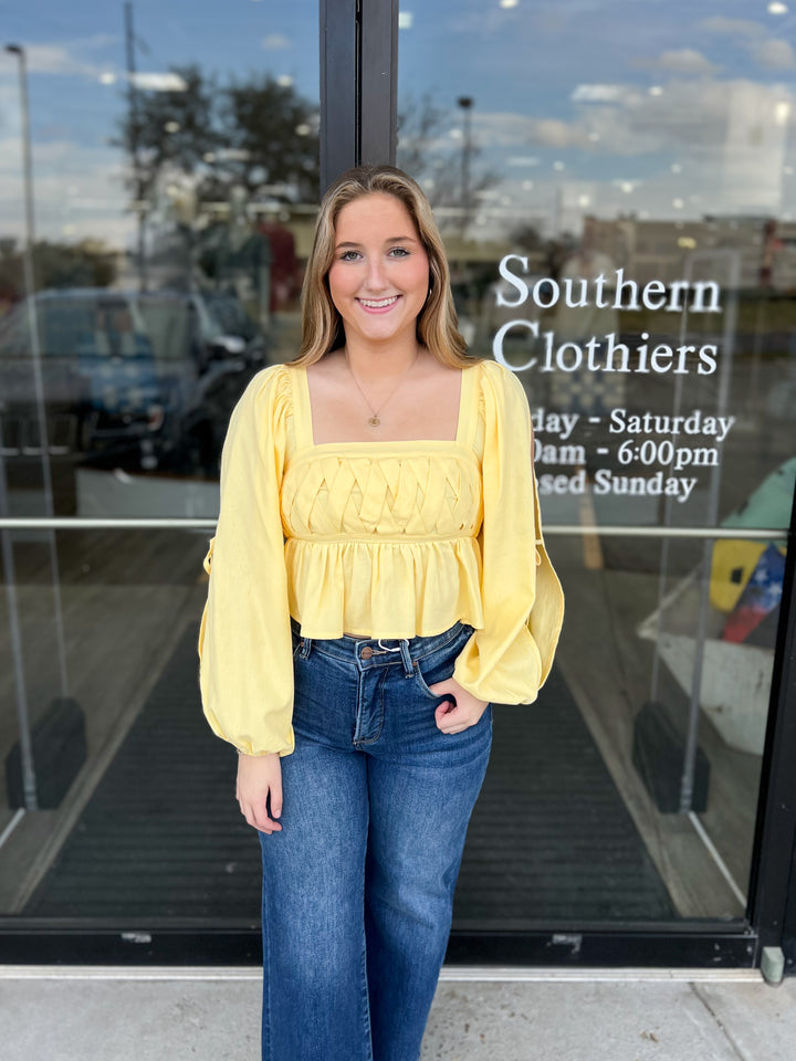 Cold Shoulder Long Sleeve Top