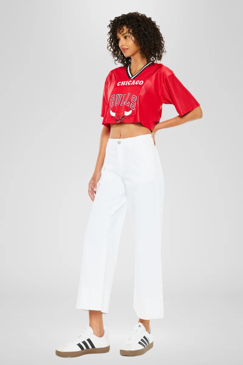 Stacy Kancan High Rise Cropped Wide Leg Jean