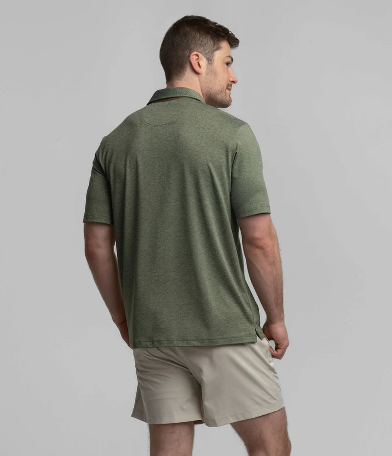 SSCO Men’s Grayson Heather Polo - Thyme