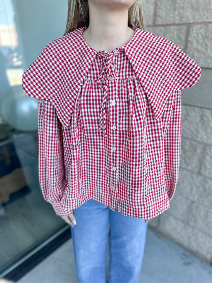 Madelyn Gingham Top