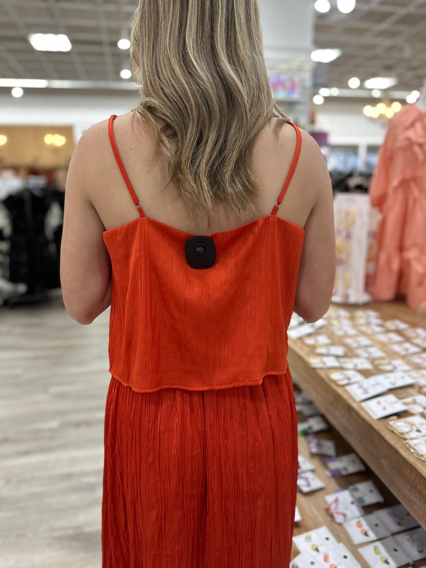 Fiore Crinkle Satin Tank