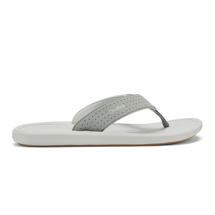 OluKai Men’s Ki’i Lightweight Beach Sandal - Ash|Sterling