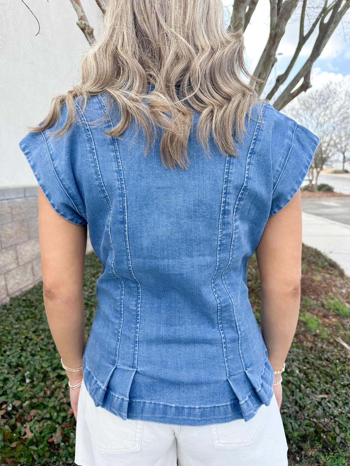 Monterey Denim Top