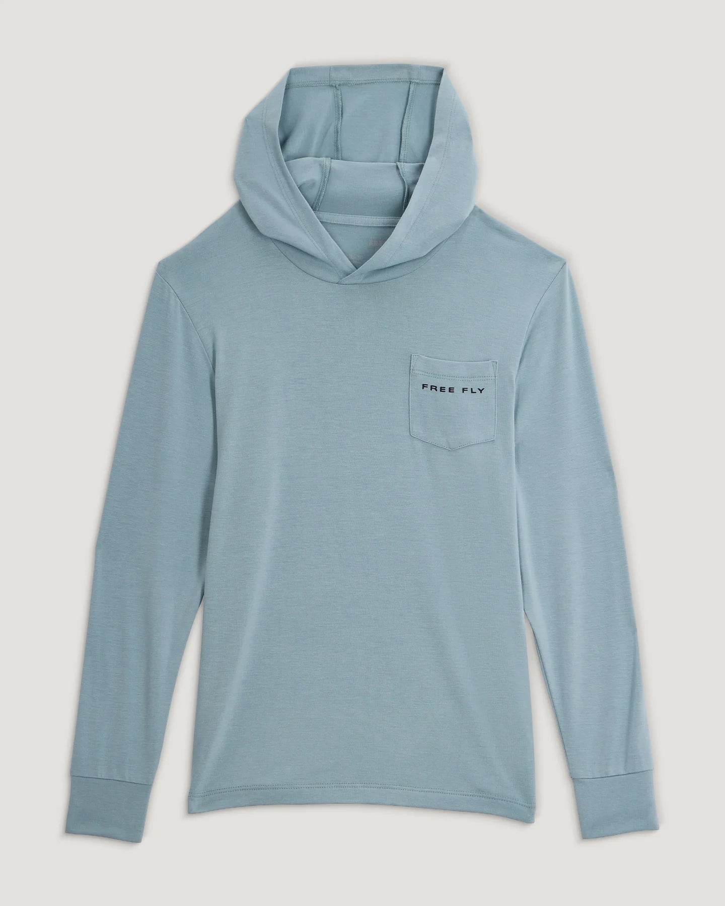 Free Fly Youth Bamboo Shade Hoodie - Dive Bomb Ocean Mist