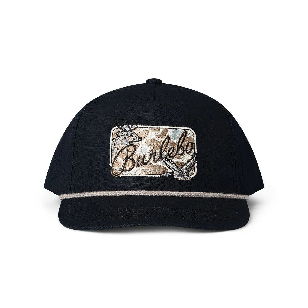 Burlebo Camo Patch Hat - Black